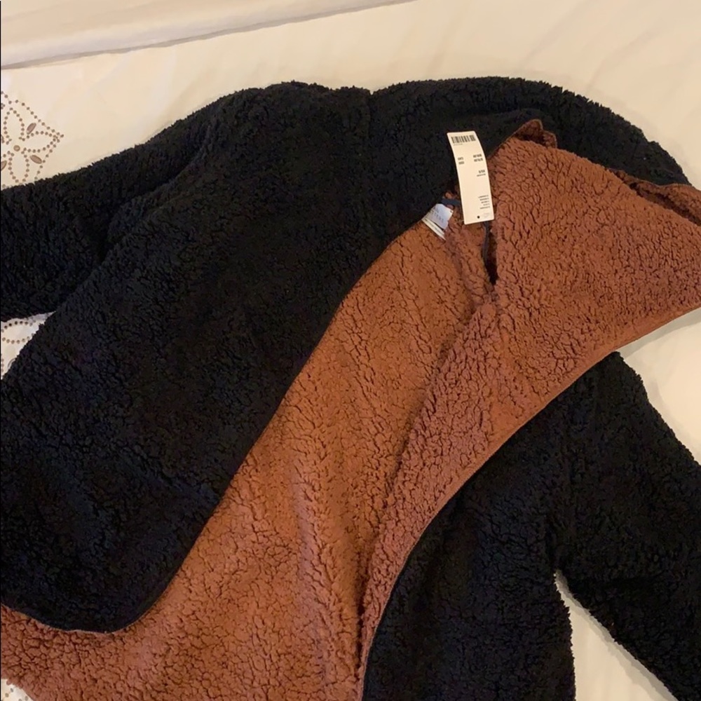 Carmella hooded teddy jacket